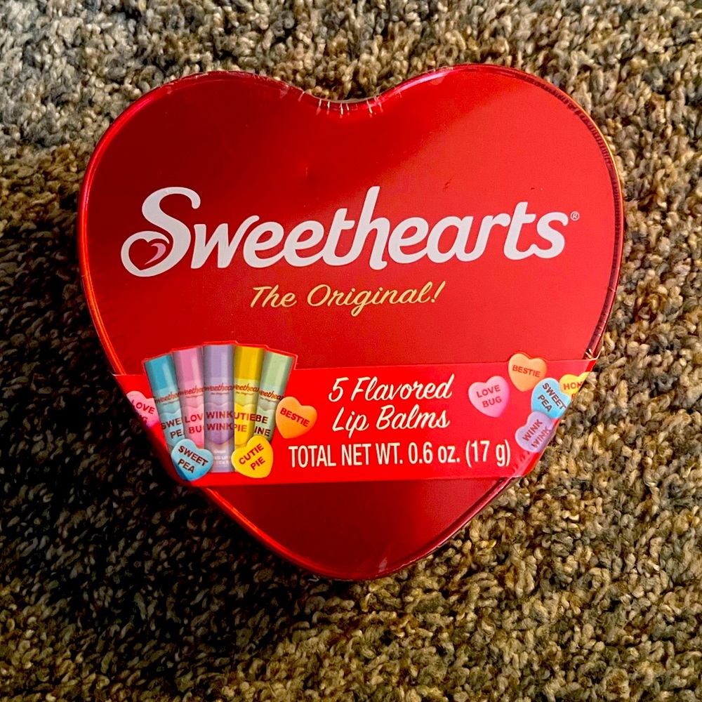 Sweethearts Heart-Shaped Lip Balm Set